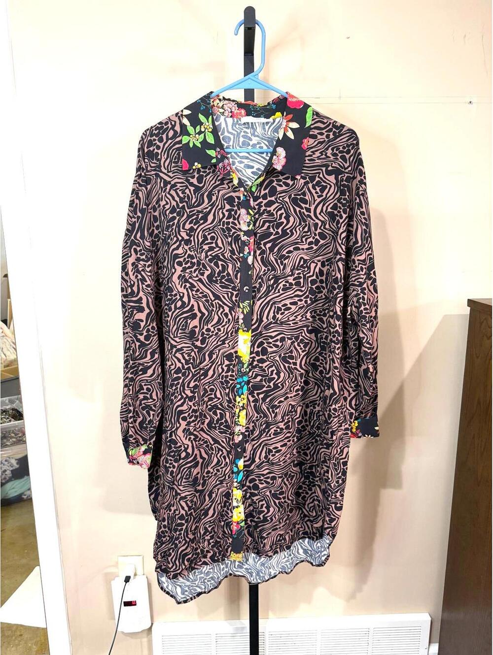 Johnny Was California M Johnny Was Women’s Millo Wild Midi Poncho Cover Up Beach